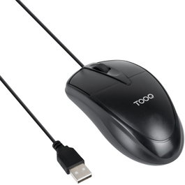 Tooq Ratón Óptico TQM-1001-B 1000 DPI Negro